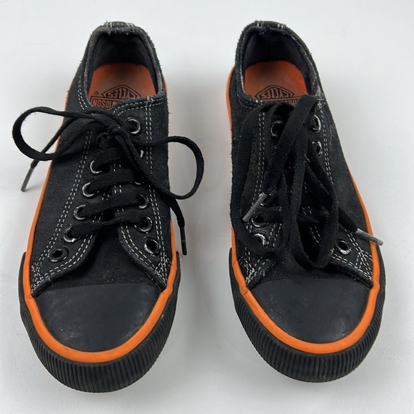 Harley Davidson  Kids Black Sneakers size 1 - Picture 3 of 11